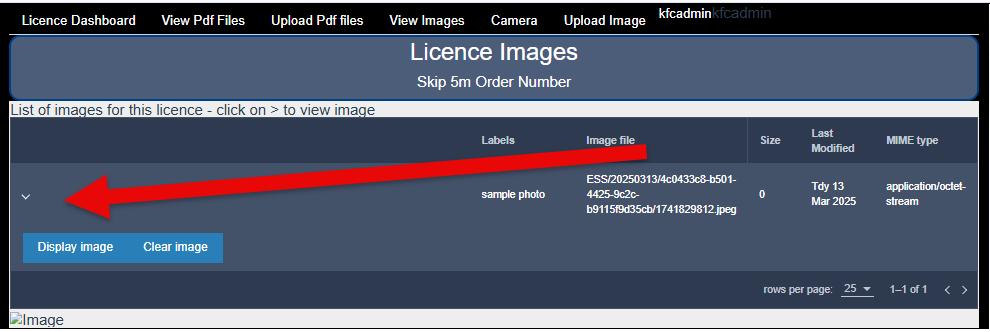 Use camera on device