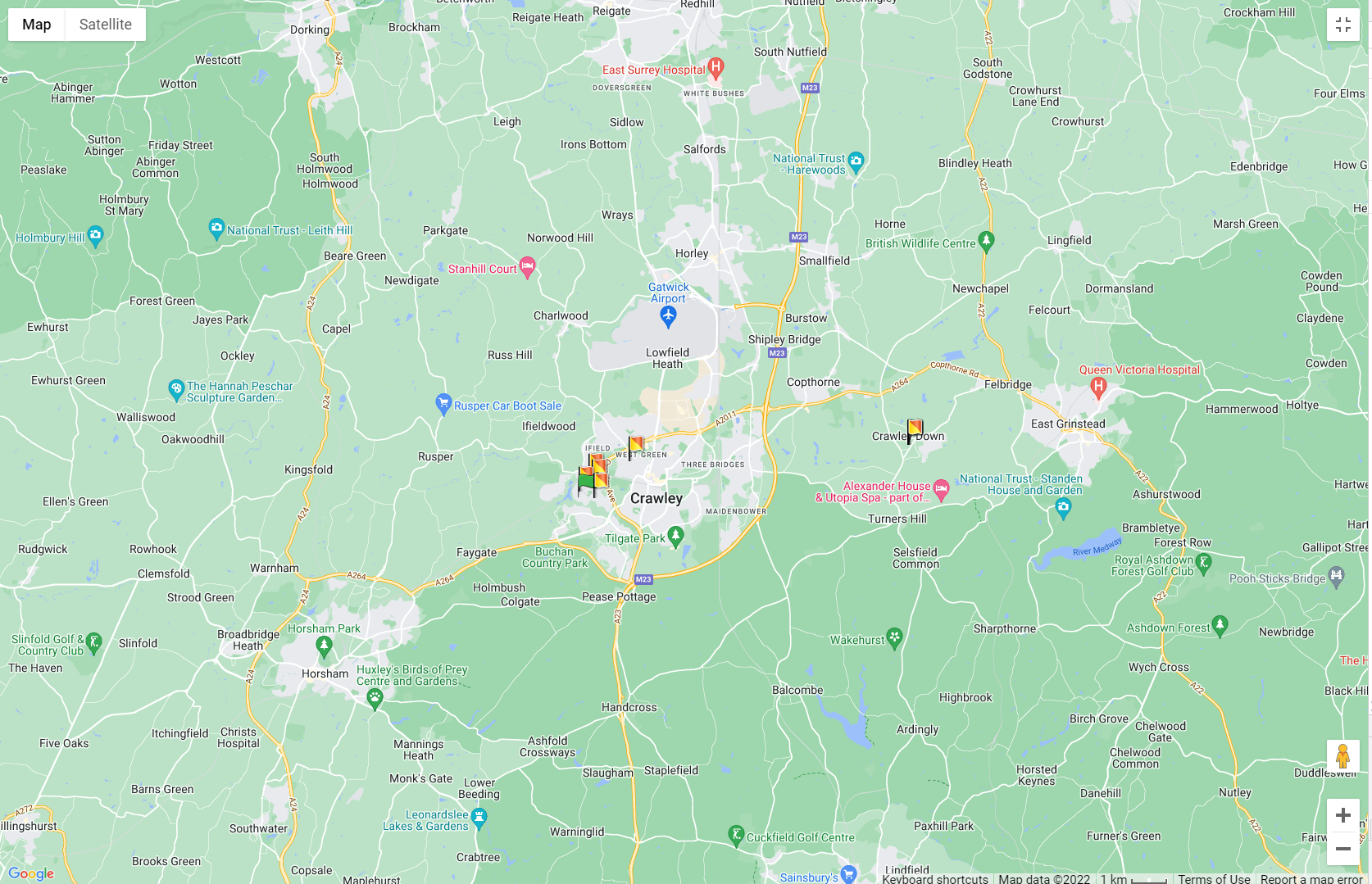 Licence map expanded image